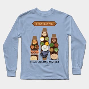 Thai Floating Market Long Sleeve T-Shirt